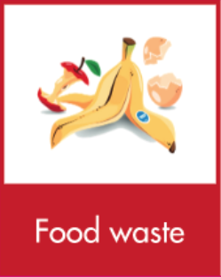 Decorative food waste icon